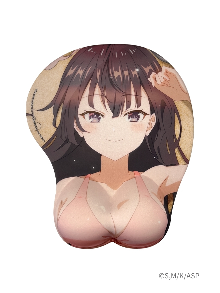 不時輕聲地以俄語遮羞的鄰座艾莉同學 胸部滑鼠墊 有希泳裝