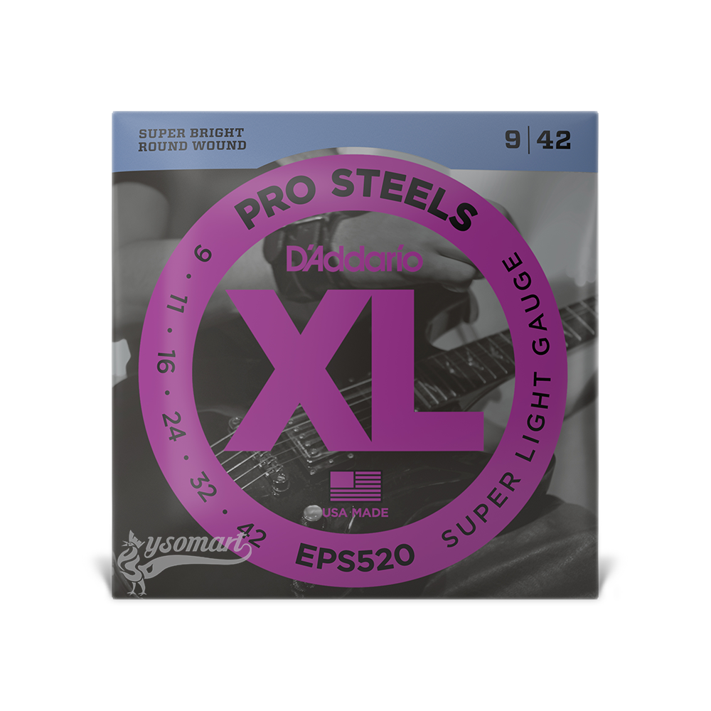 D’Addario XL ProSteels EPS520 不銹鋼弦電吉他套弦 (009-042)