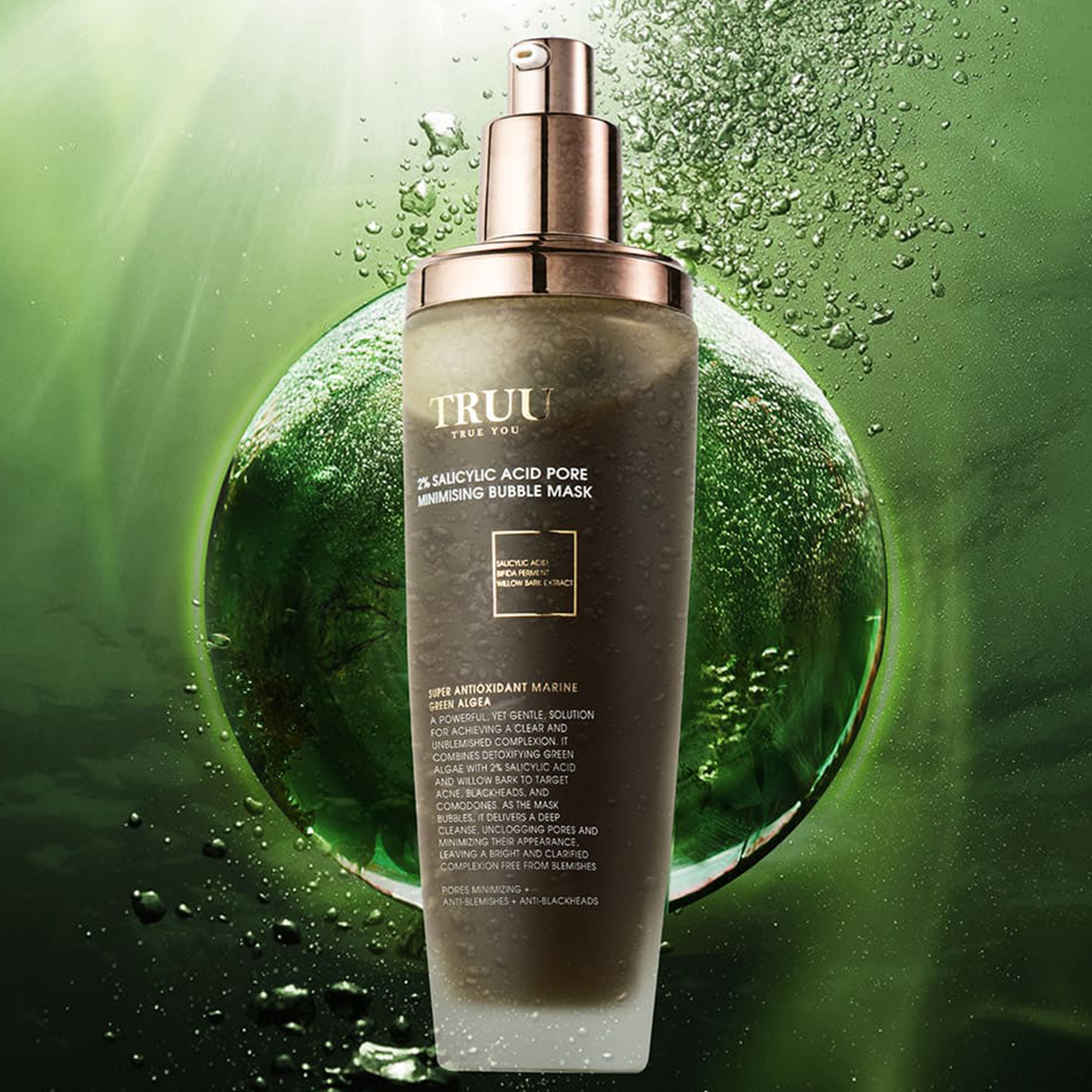 TRUU 2%水楊酸毛孔緊緻泡泡面膜 120ml