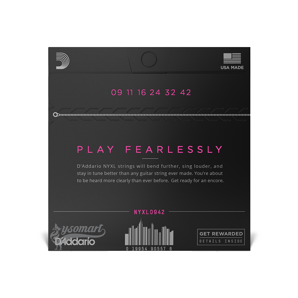 D’Addario NYXL Nickel NYXL0942 鍍鎳鋼弦電吉他套弦 (009-042)