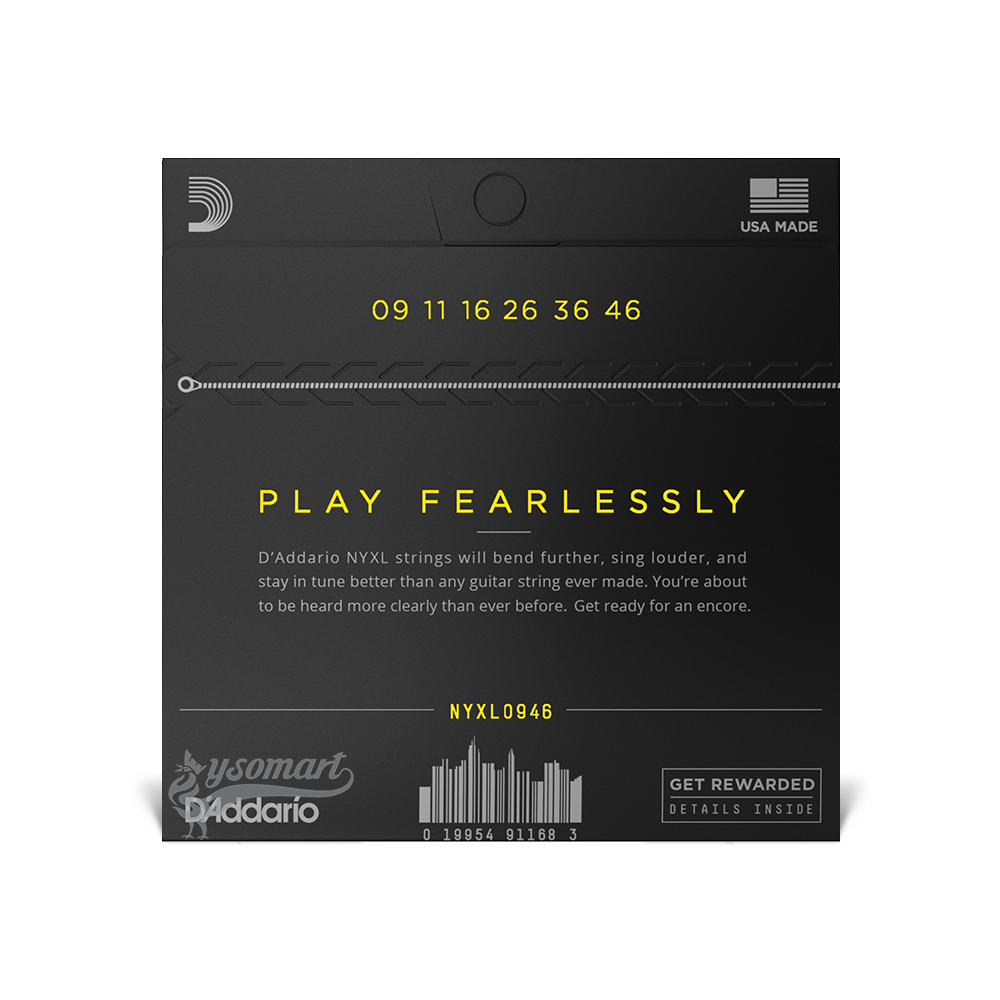 D’Addario NYXL Nickel NYXL0946 鍍鎳鋼弦電吉他套弦 (009-046)