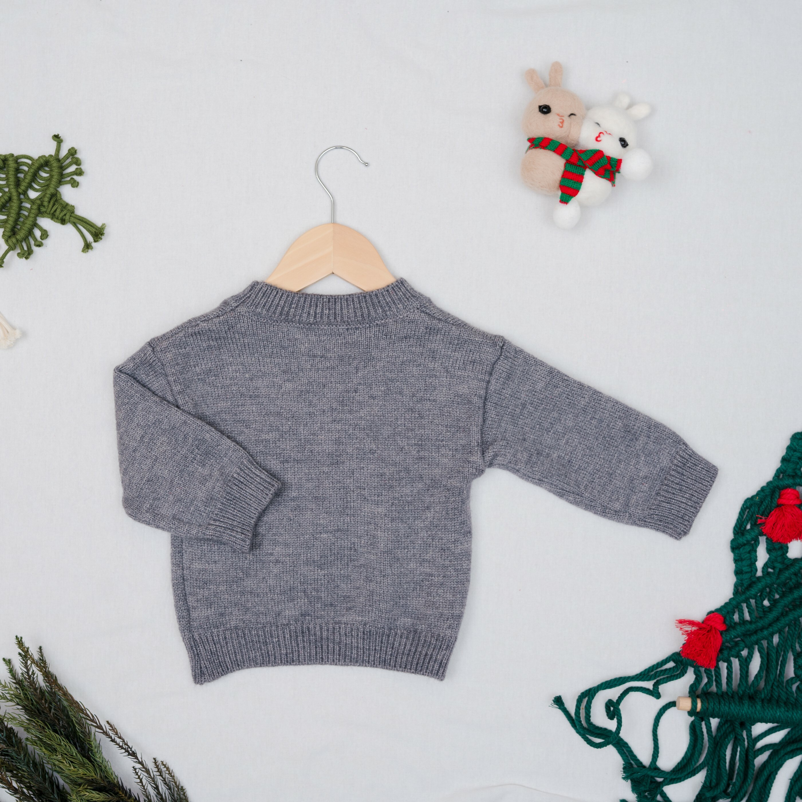 日系聖誕樹娃娃針織毛衣