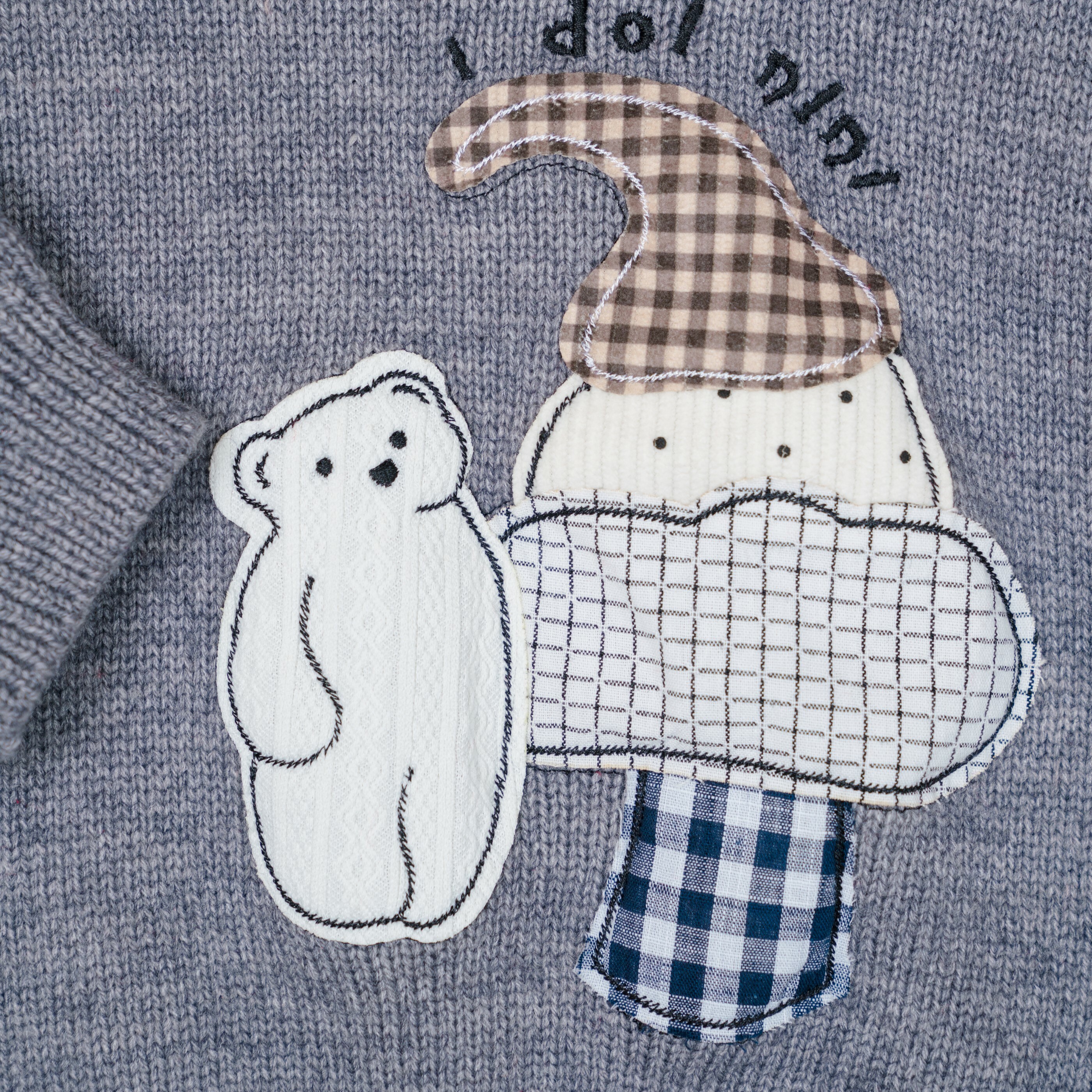 日系聖誕樹娃娃針織毛衣-細節