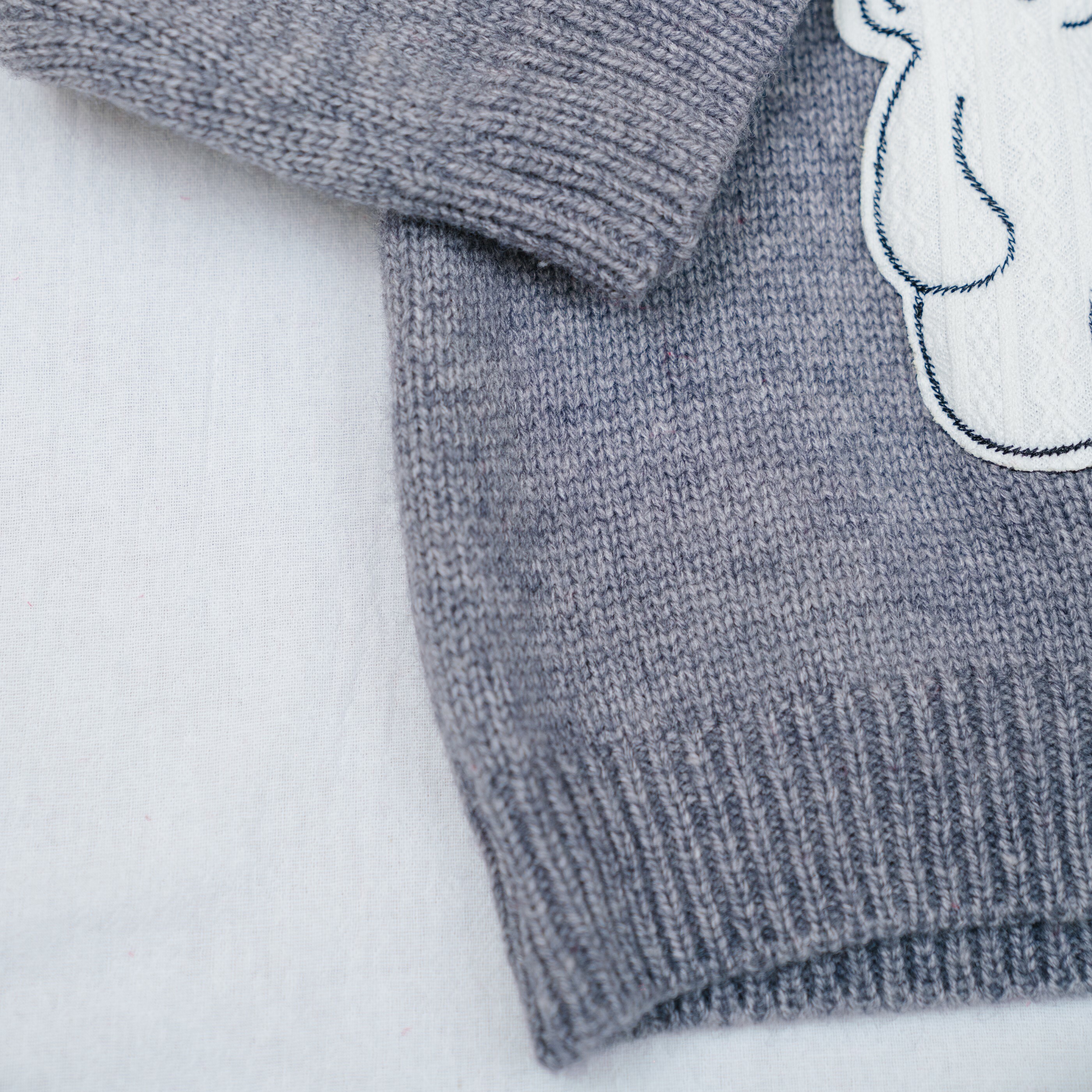 日系聖誕樹娃娃針織毛衣-細節