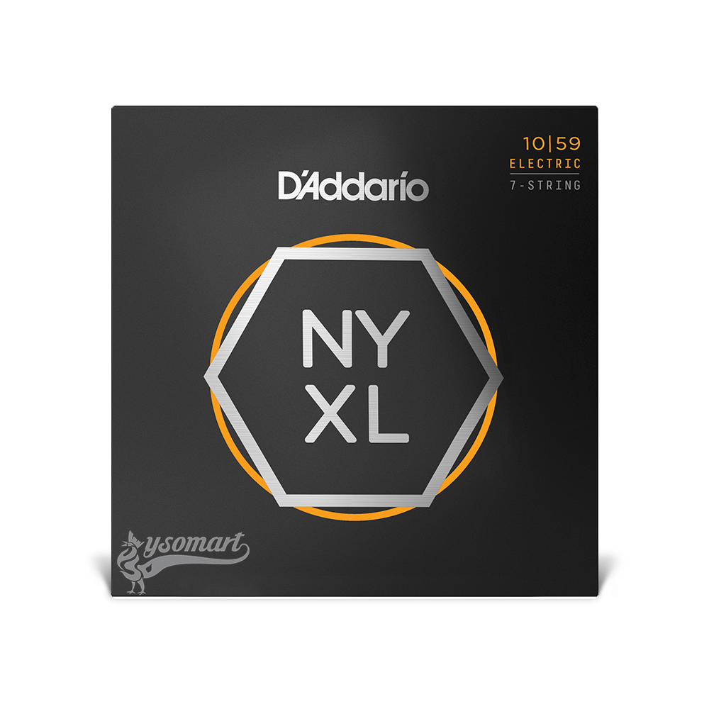 D’Addario NYXL Nickel NYXL1059 鍍鎳鋼弦電吉他七弦套弦 (010-059)