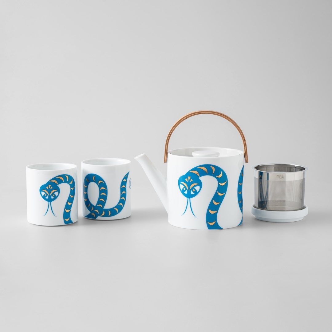 smith&hsu【瑞蛇流光 壺與杯禮盒組】