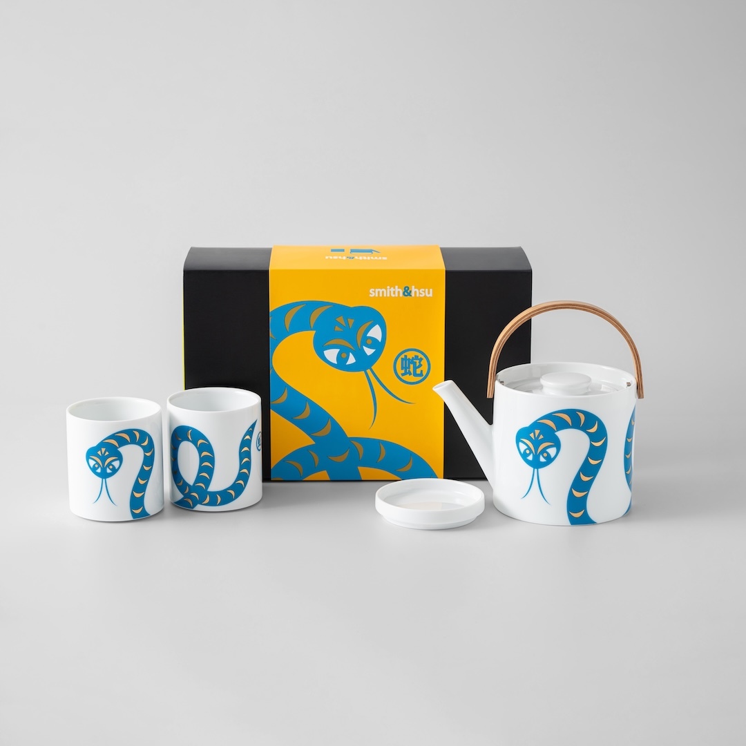 smith&hsu【瑞蛇流光 壺與杯禮盒組】