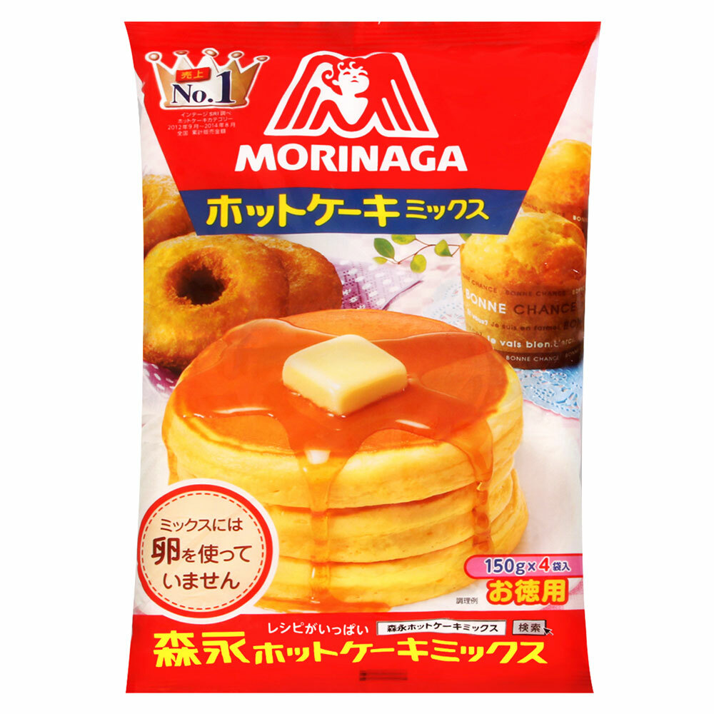 日本 森永 德用 鬆餅粉 原味 (紅袋) 600g