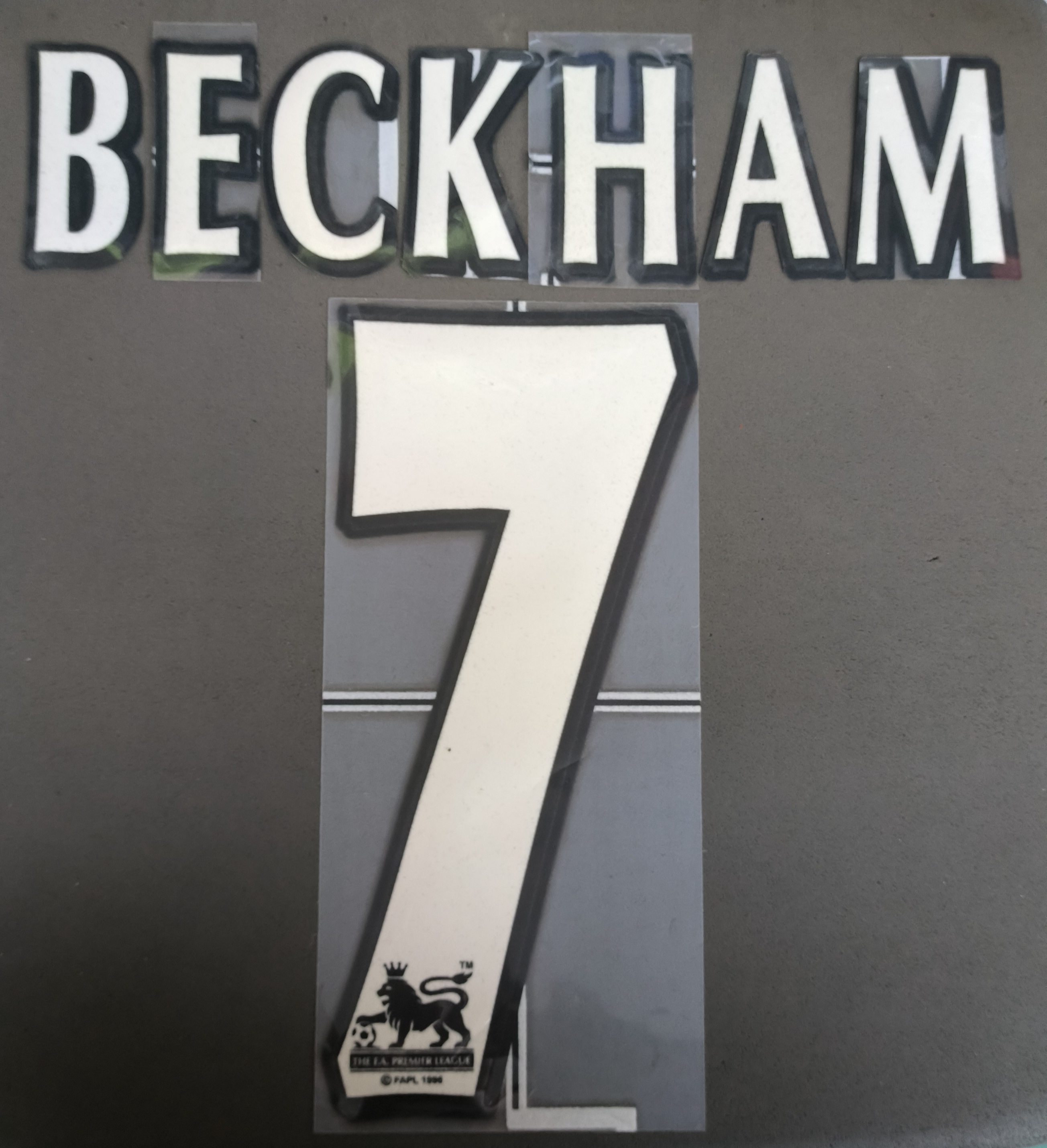 97-07英超球員印字（字母及數字）