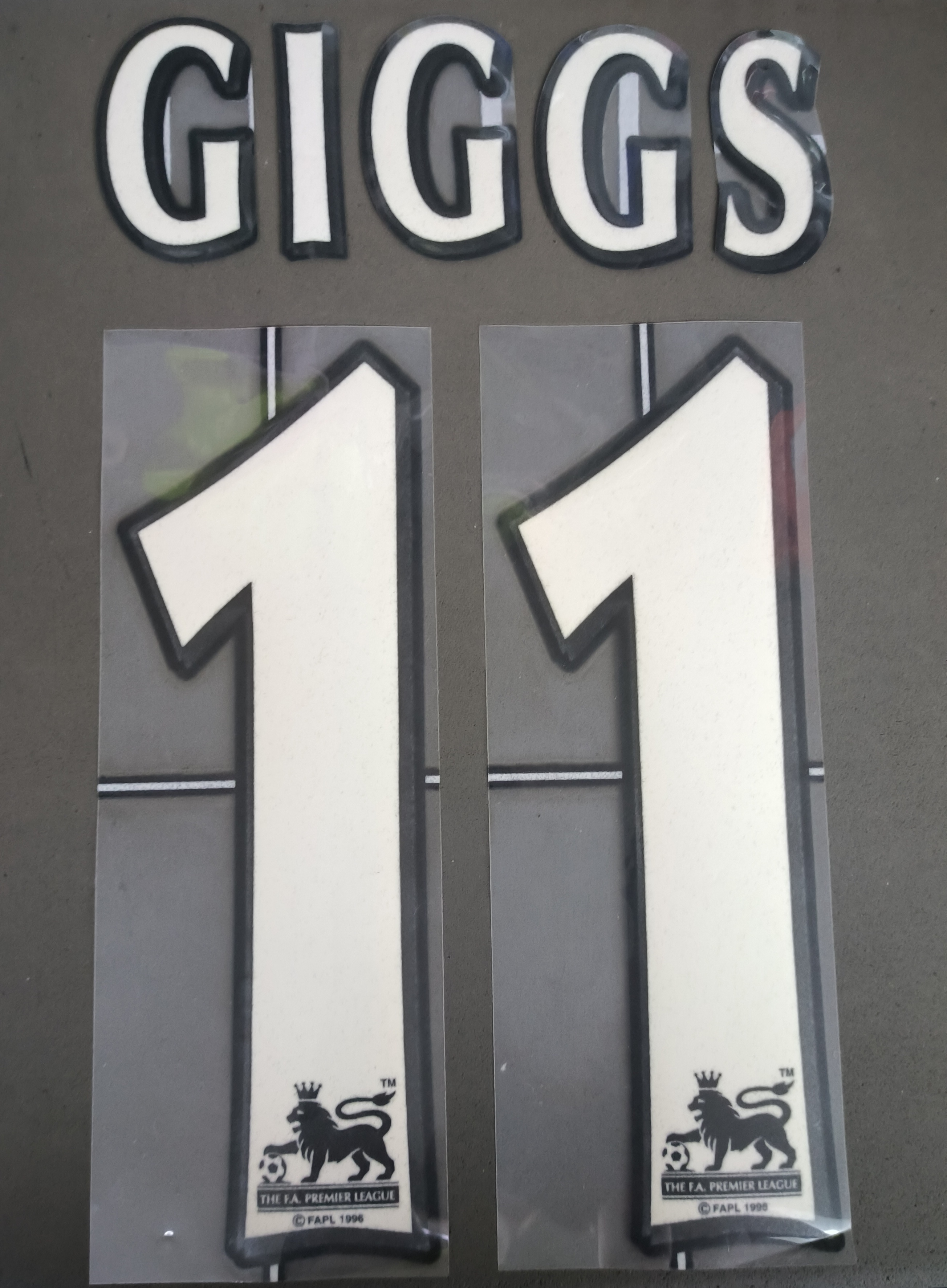 97-07英超球員印字（字母及數字）