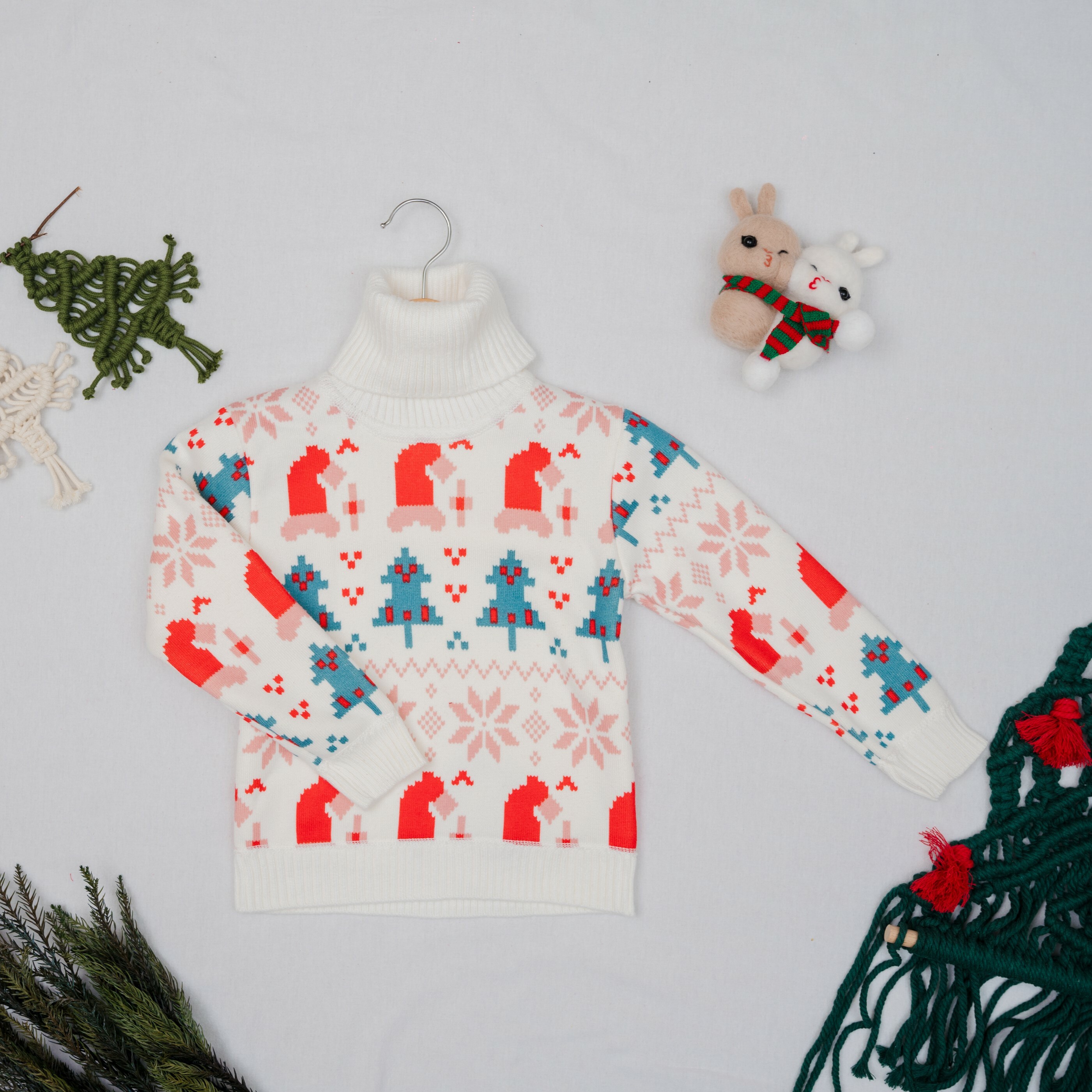 小樹針織高領毛衣