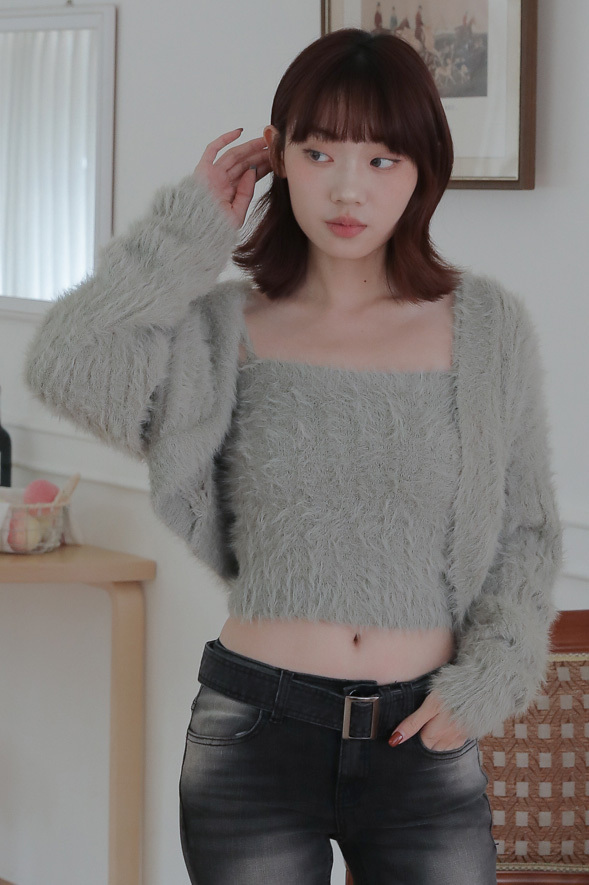 Mingming Knit Set #罩衫套裝