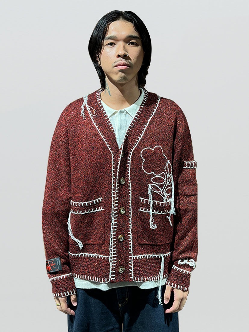 Plateau SYU.Man floral cardigan