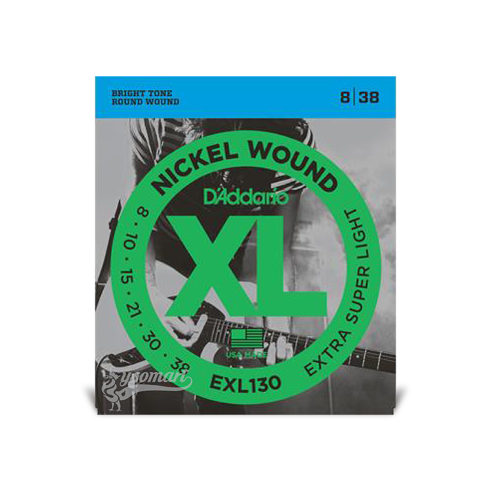 D’Addario XL Nickel Wound EXL130 電吉他套弦 (008-038)