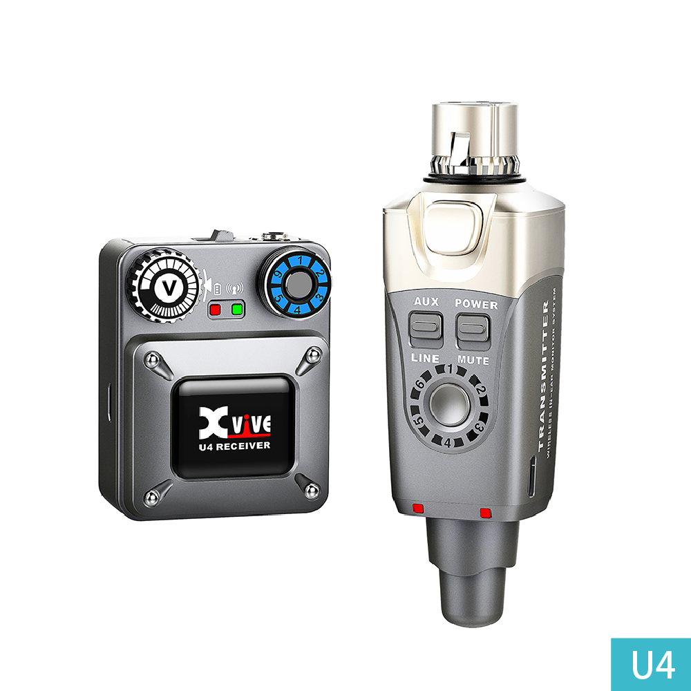 Xvive Xvive / U4 無線監聽傳輸系統 (mini TRS接頭)(U4/U4T/U4R2/U4R4) 第 2 張圖片｜三峽錄音 / 音響
