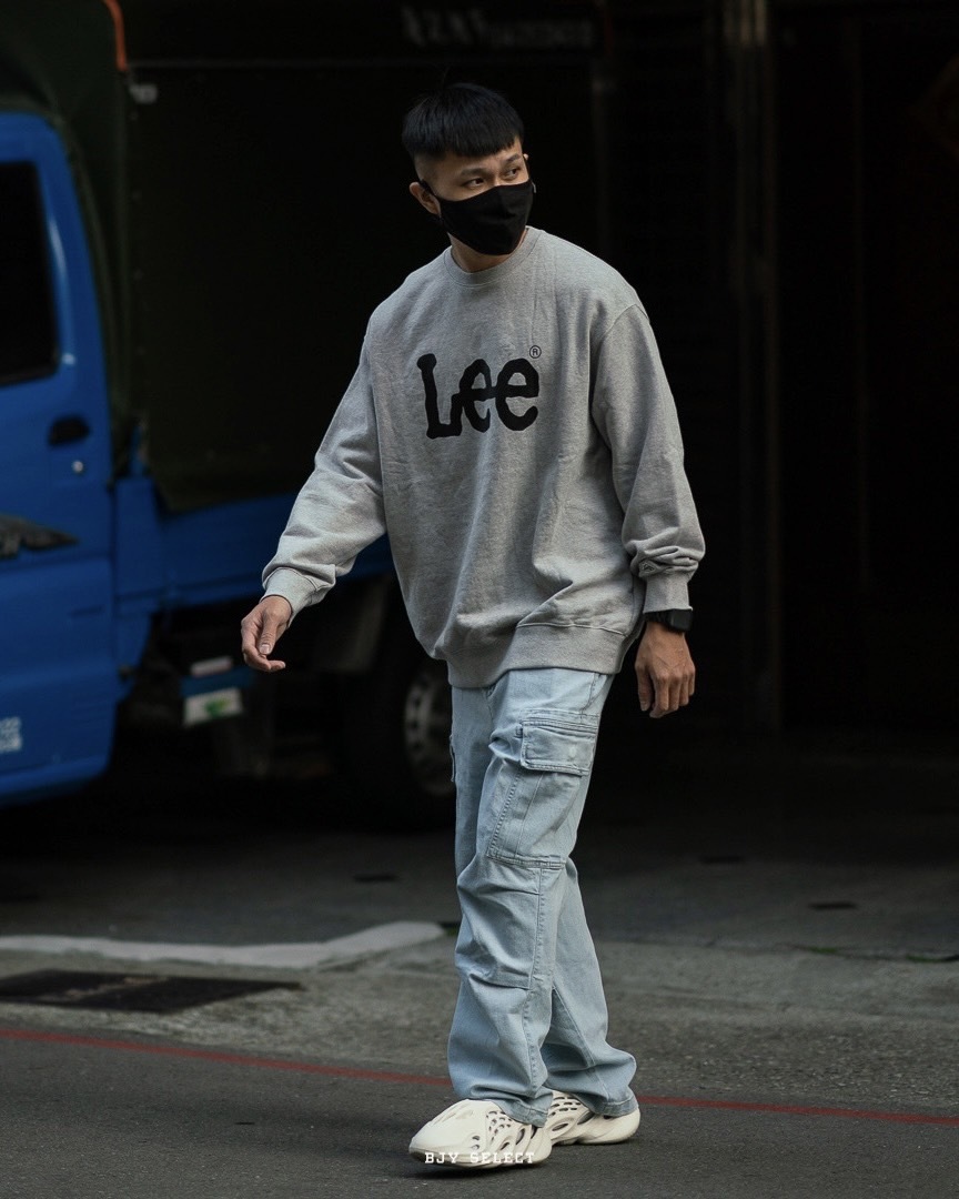 #現貨 LEE 經典LOGO 毛巾底 大學T 四色