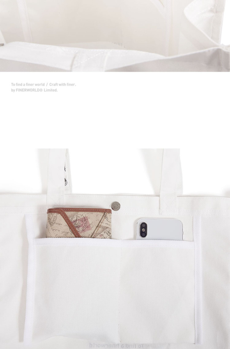 Finerworld 原創IP帆布物料文藝手提包