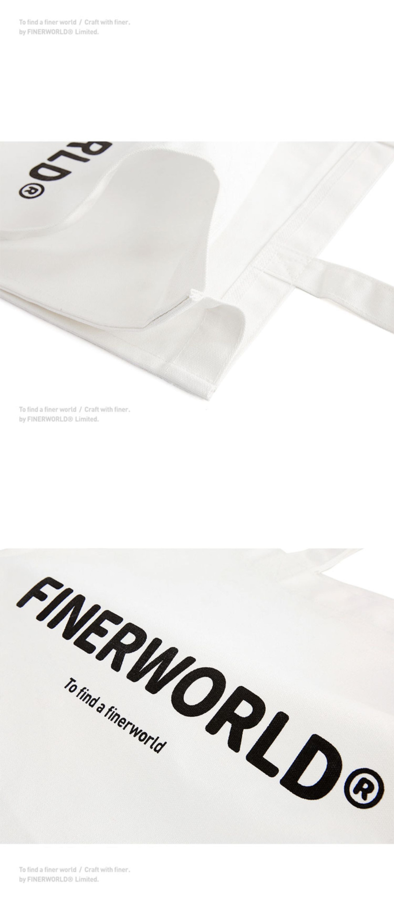 Finerworld 原創IP帆布物料文藝手提包