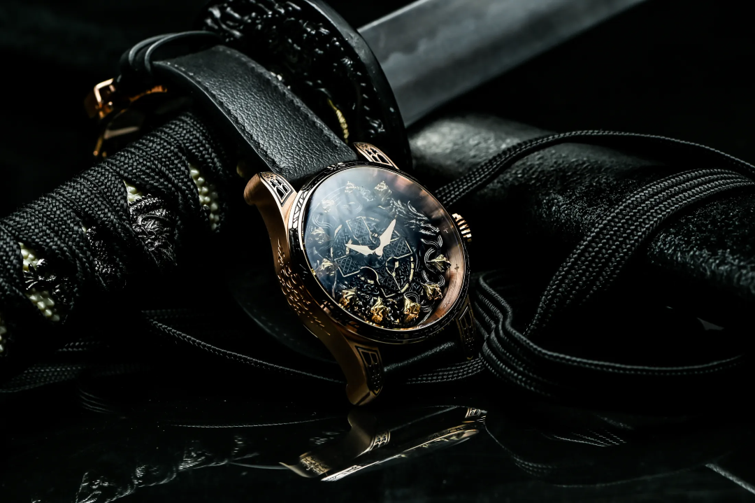 凱爾特龍十字黑金特仕版男生手錶 台灣獨立製錶品牌 Bard's Whisper 吟遊詩人的呢喃
