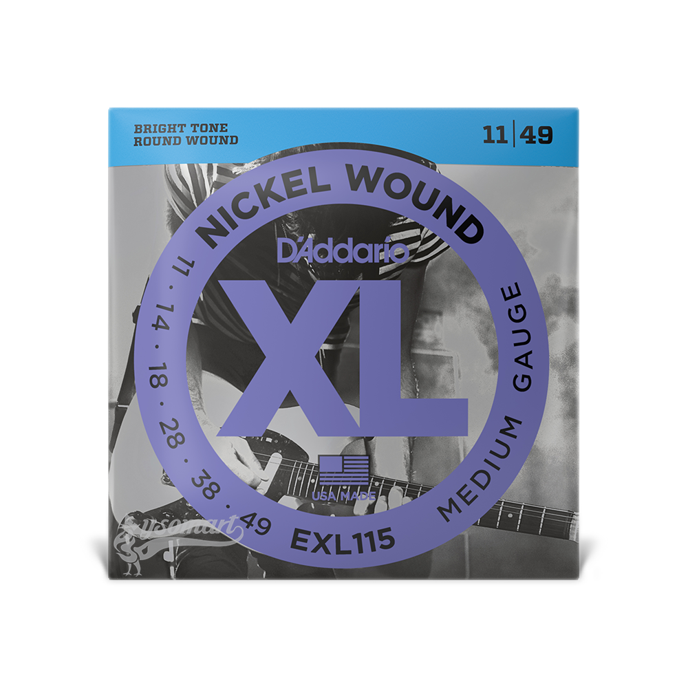 D’Addario XL Nickel Wound EXL115 電吉他套弦 (011-049)
