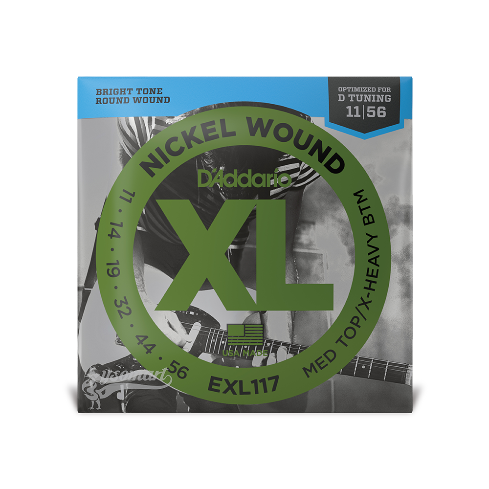 D’Addario XL Nickel Wound EXL117 電吉他套弦 (011-056)