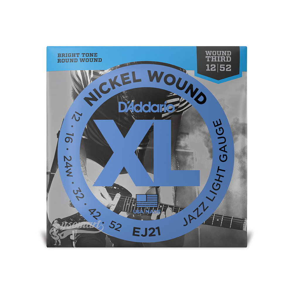 D’Addario XL Nickel Wound EJ21 電吉他套弦 (012-052)