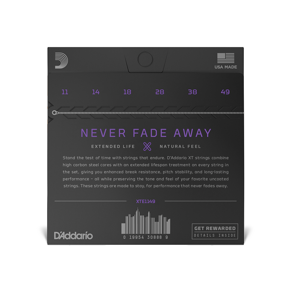 D’Addario XT Nickel XTE1149 覆膜電吉他套弦 (011-049)