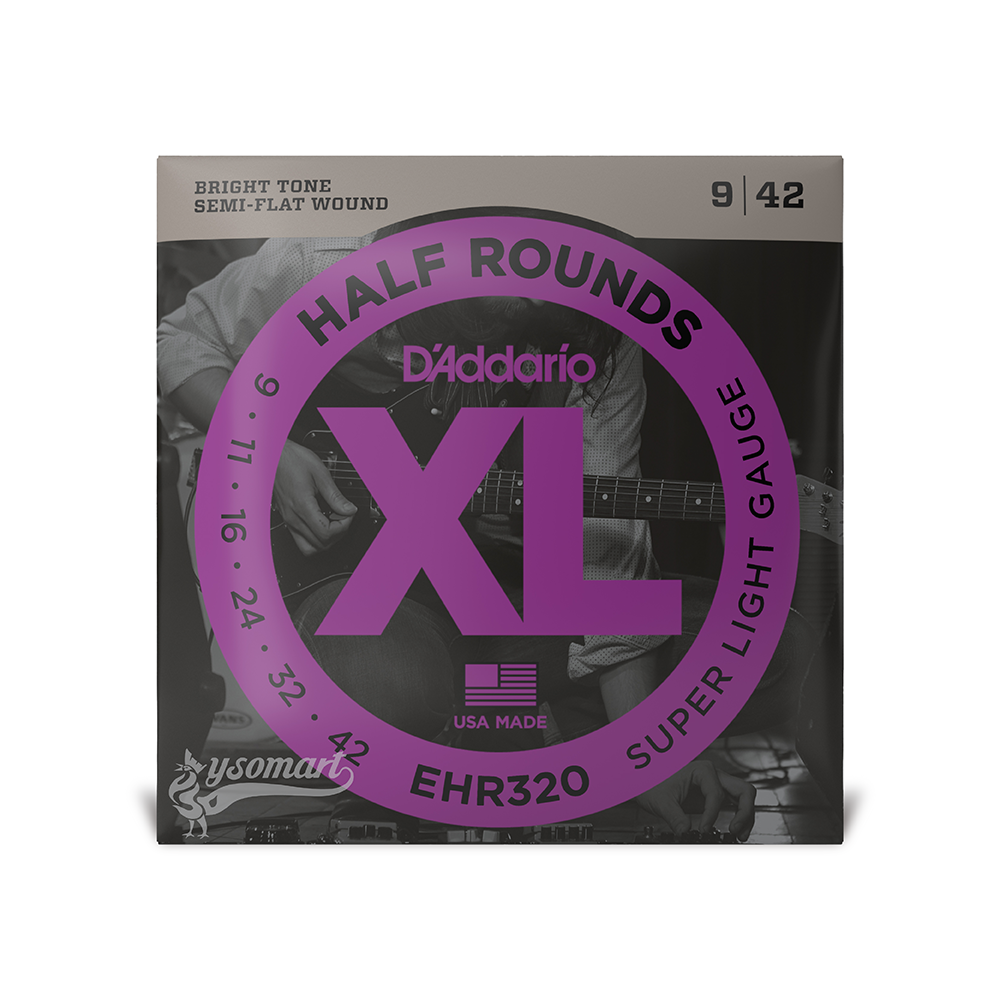 D’Addario XL Half Round EHR320 電吉他套弦 (009-042)