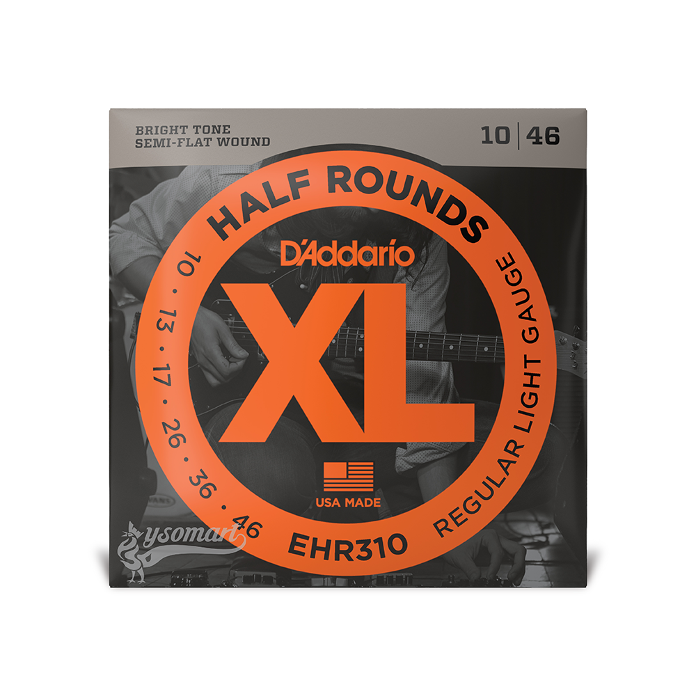 D’Addario XL Half Round EHR310 電吉他套弦 (010-046)