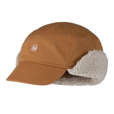 【BUFF】Fall Line Cap刷毛兩用遮耳保暖帽 海軍藍/淺咖啡 BF134535