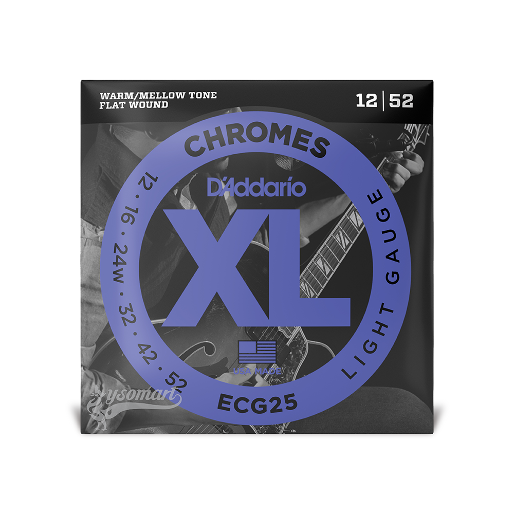 D’Addario XL Chromes ECG25 電吉他套弦 (012-052)