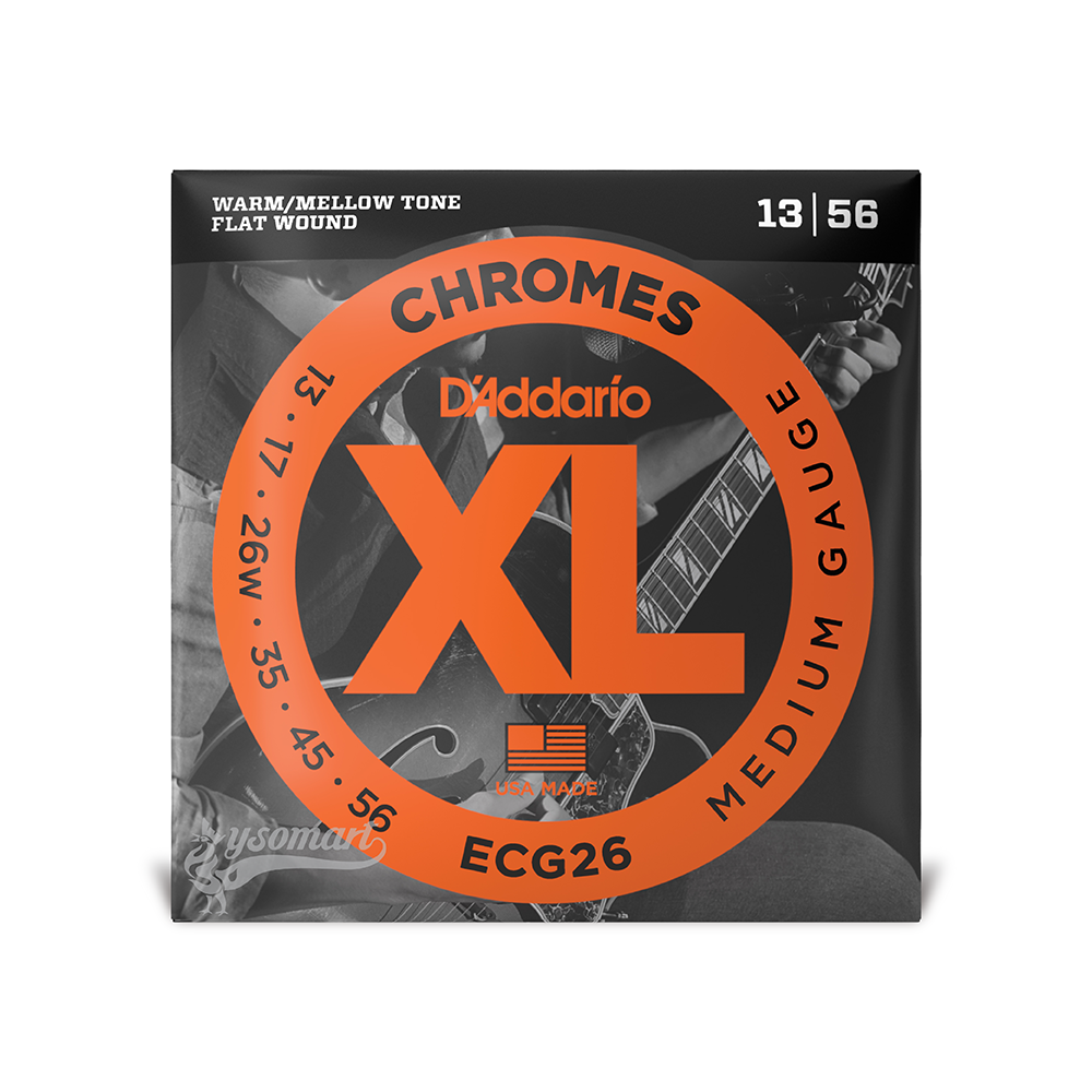 D’Addario XL Chromes ECG26 電吉他套弦 (013-056)