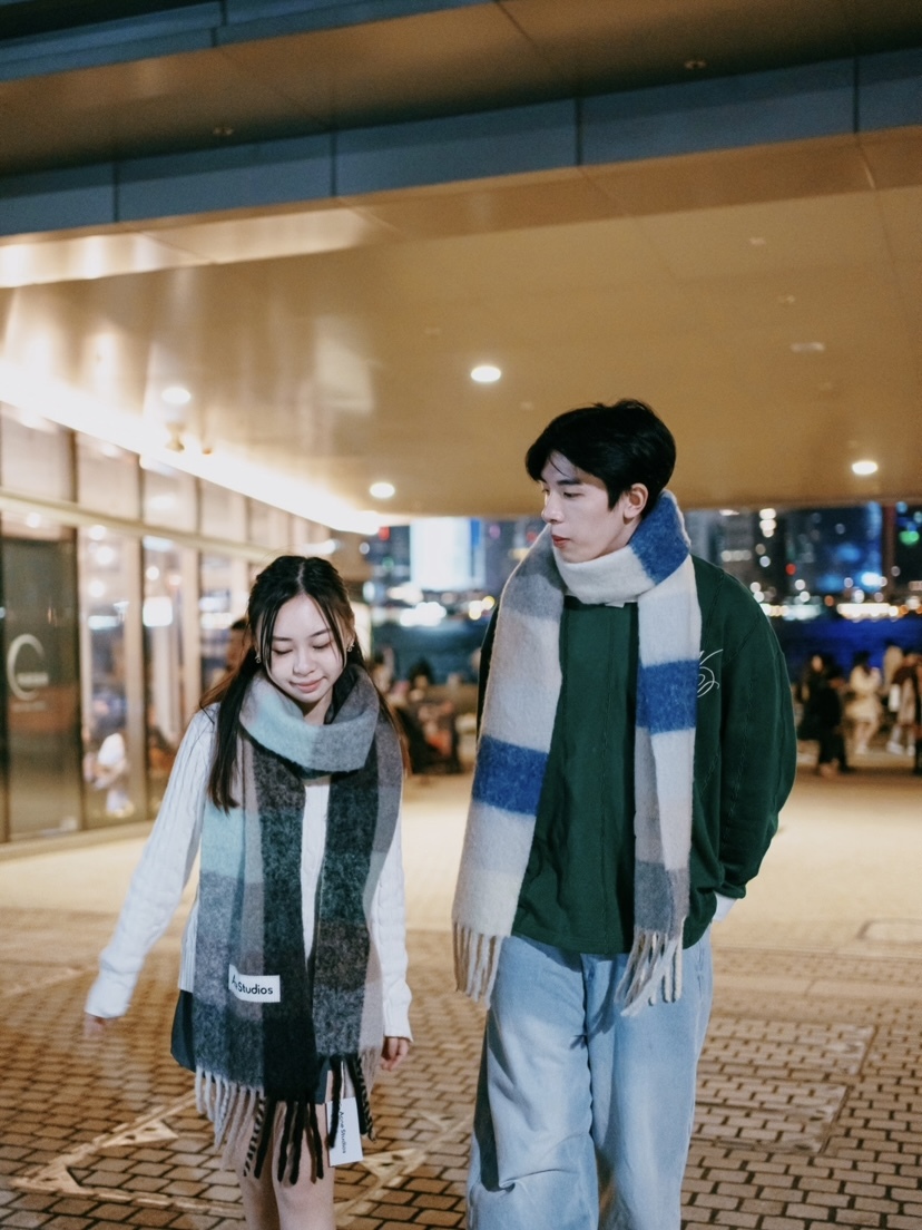 [11色可選] Acne Studios 格紋流蘇羊毛絨線圍巾頸巾