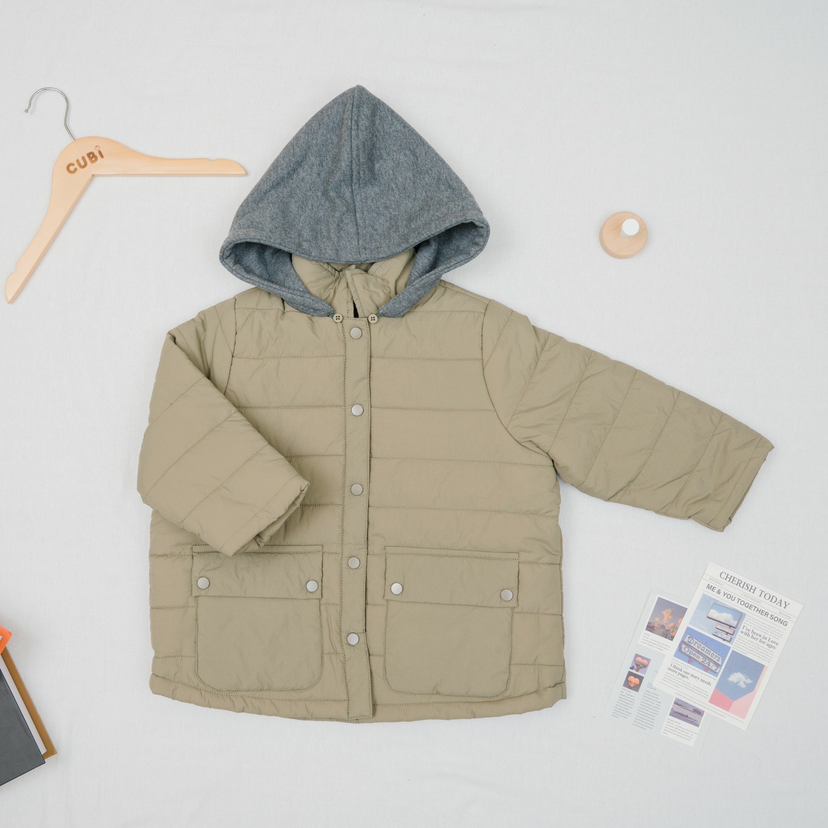 親子款可拆帽羽絨外套