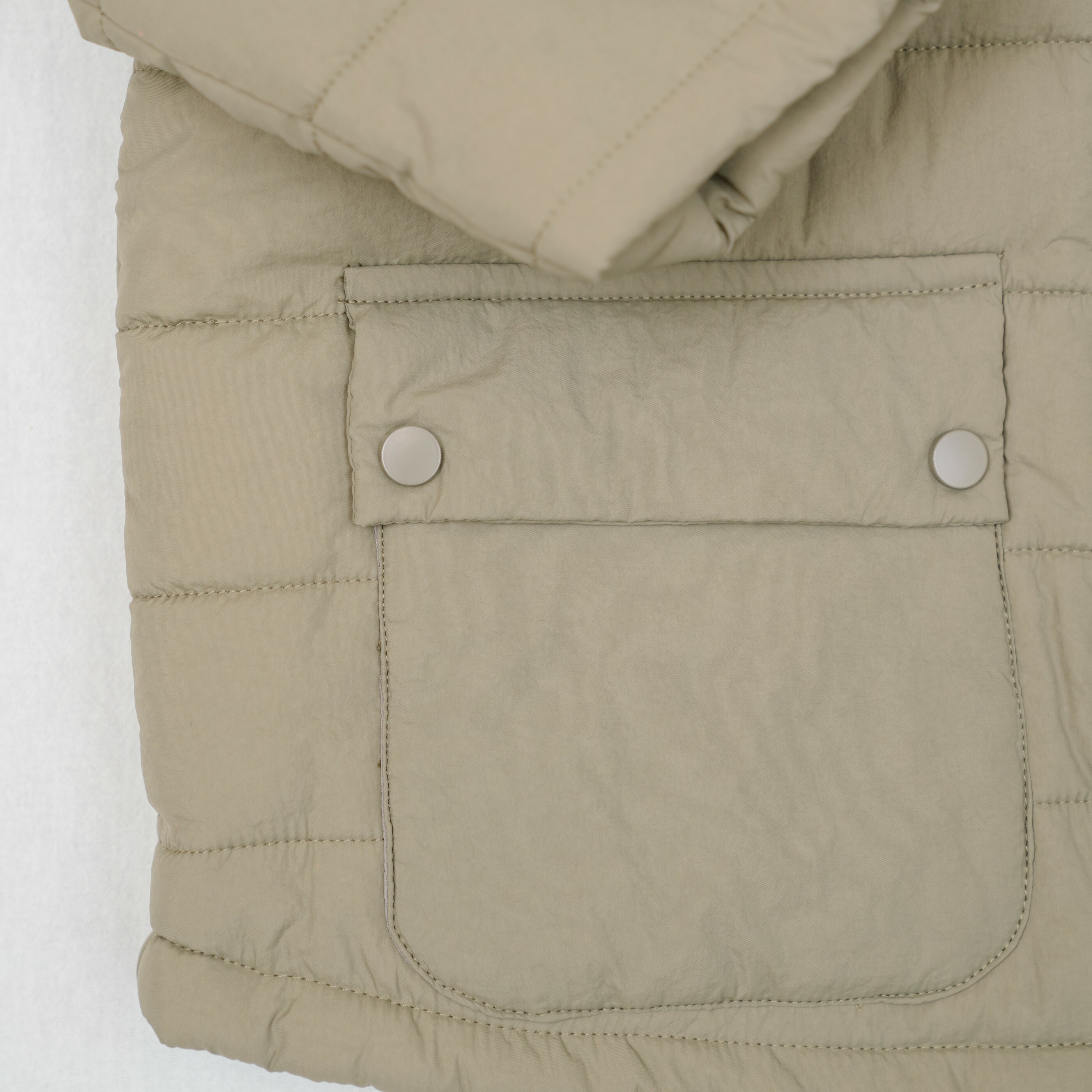 親子款可拆帽羽絨外套-口袋細節