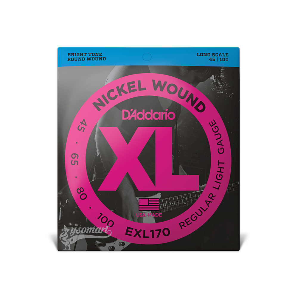 D’Addario XL Nickel EXL170 電貝斯套弦 (045-100)