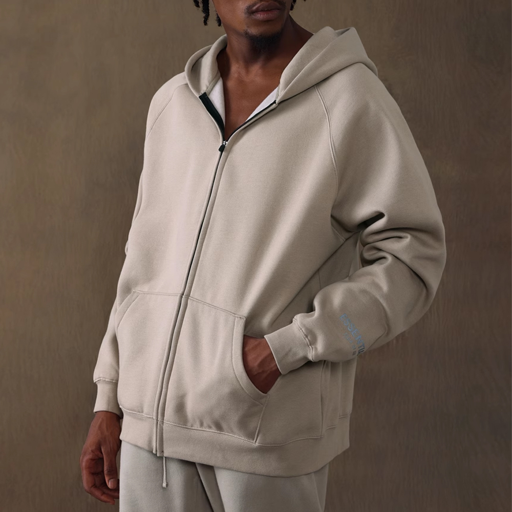 Essentials FOG 果凍標 經典logo 內刷毛 連帽外套 帽Tee外套 拉鍊外套 ESS197709