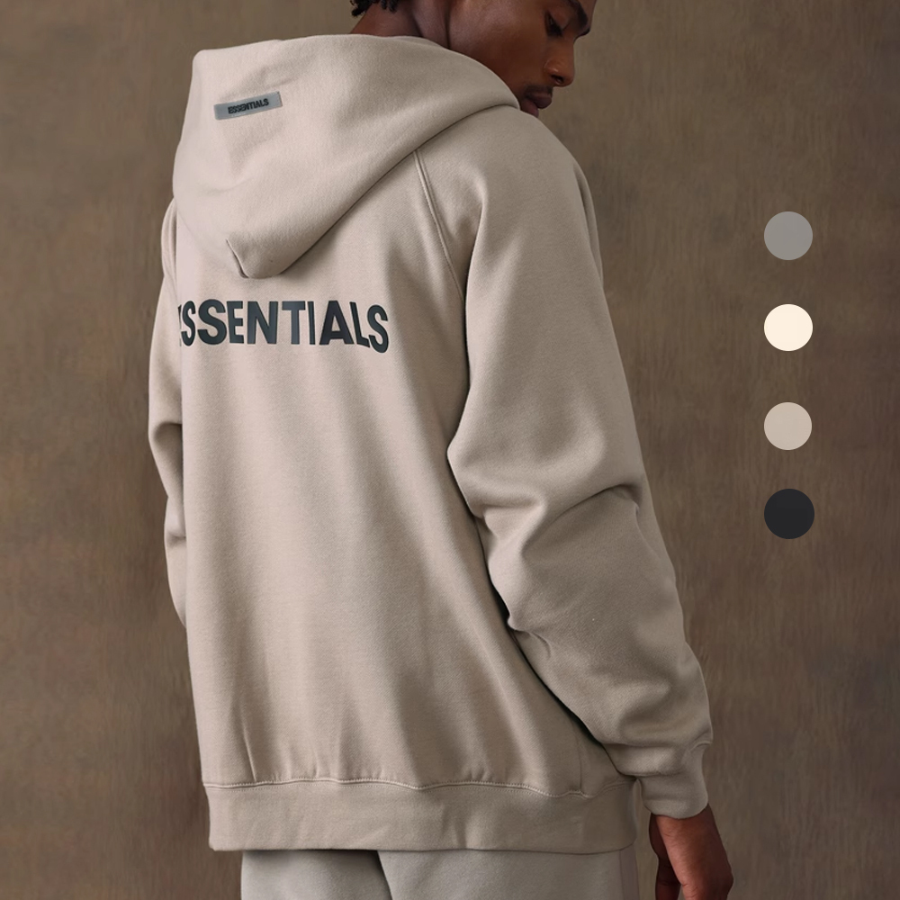 Essentials FOG 果凍標 經典logo 內刷毛 連帽外套 帽Tee外套 拉鍊外套 ESS197709