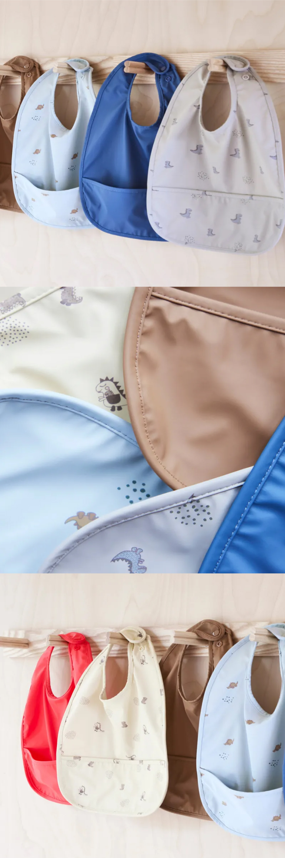 好萩家居|丹麥OYOY-圍兜,防水材質,頸部採用扣子式設計