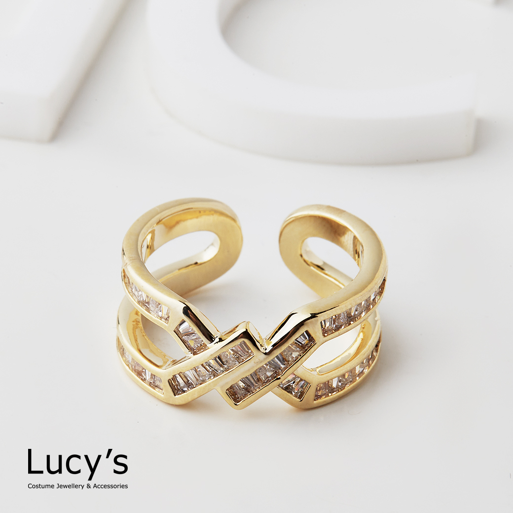 璀璨交織 開口戒 (二色) (121325/121326)