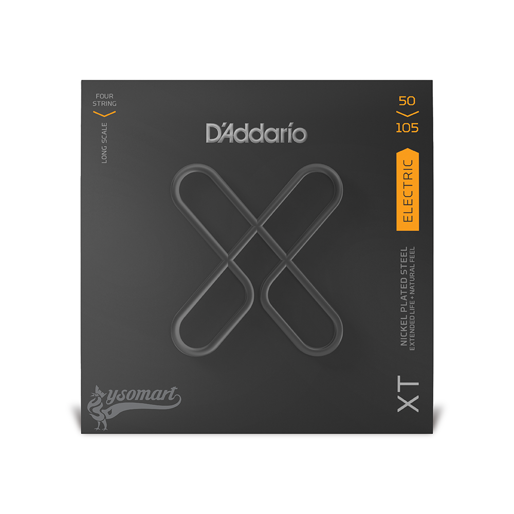 D’Addario XT Nickel XTB50105 覆膜電貝斯套弦 (050-105)