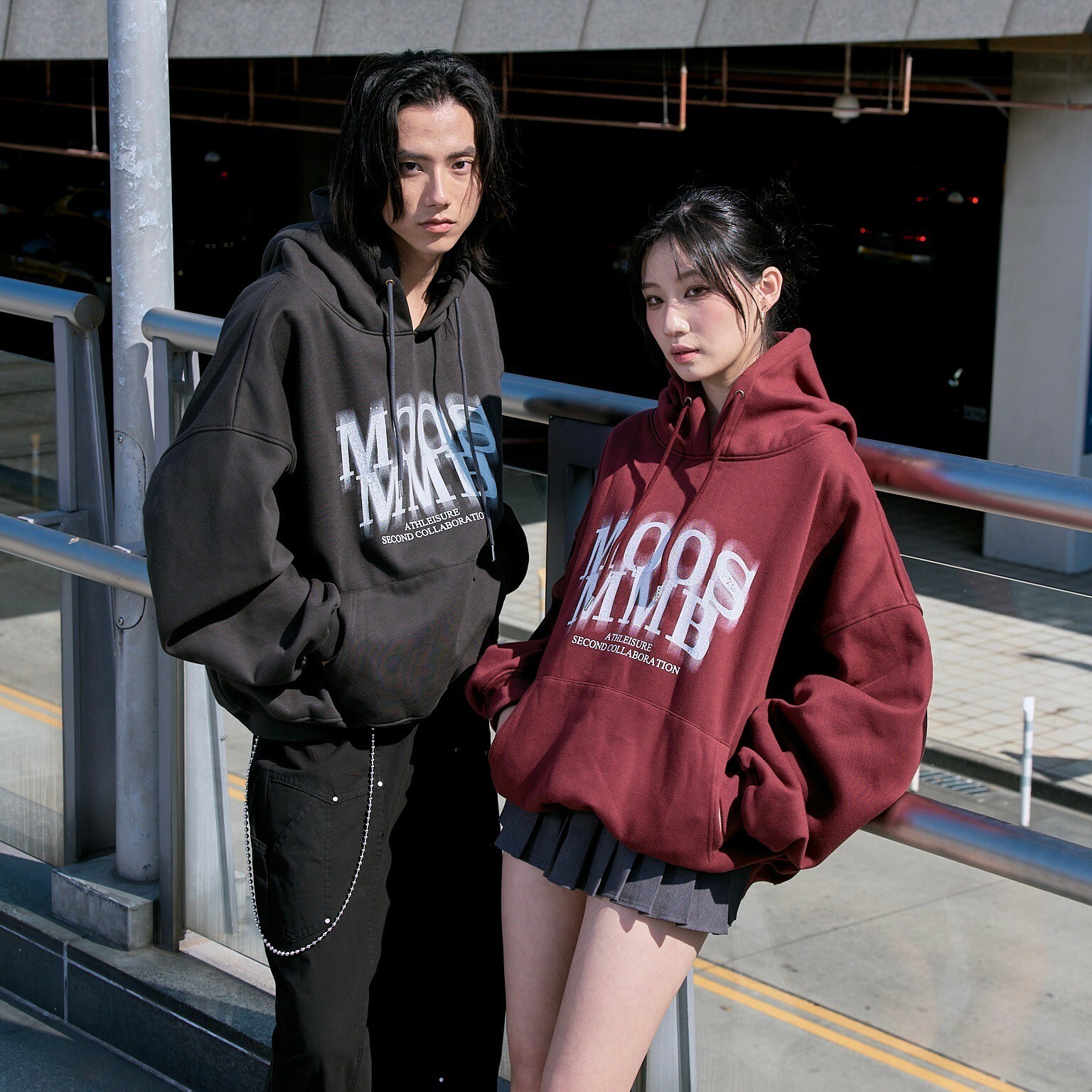 MMB X MOOS聯名短版模糊帽t