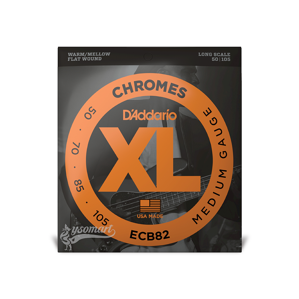 D’Addario XL Chromes ECB82 電貝斯套弦 (050-105)