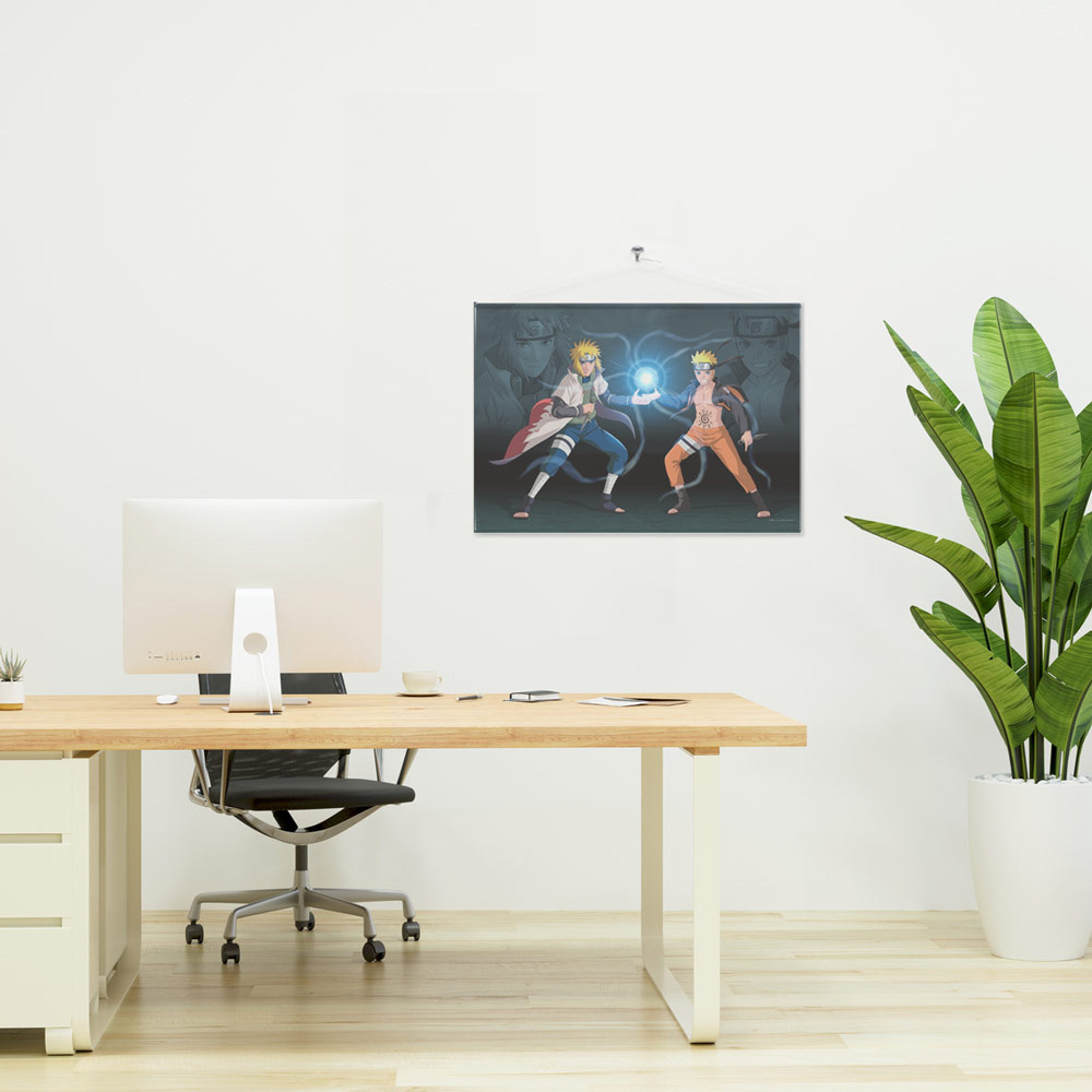 Cospa 1209 描き下ろし うずまきナルト＆波風ミナト B2タペストリー [NARUTO-ナルト- 疾風伝]