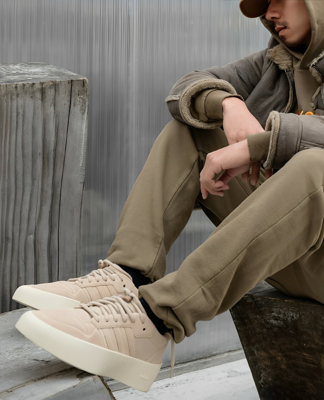 Fear of God Athletics x Adidas '86 Lo "Clay" 卡其 FOG 聯名 IE6213