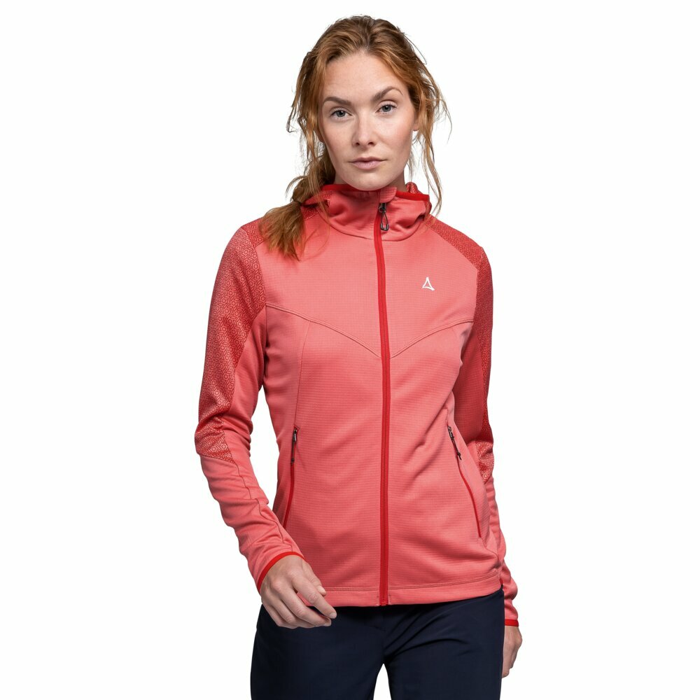 【Schoffel】女彈力快乾連帽外套 / 24SL20-13535-[玫瑰粉、湖水綠]