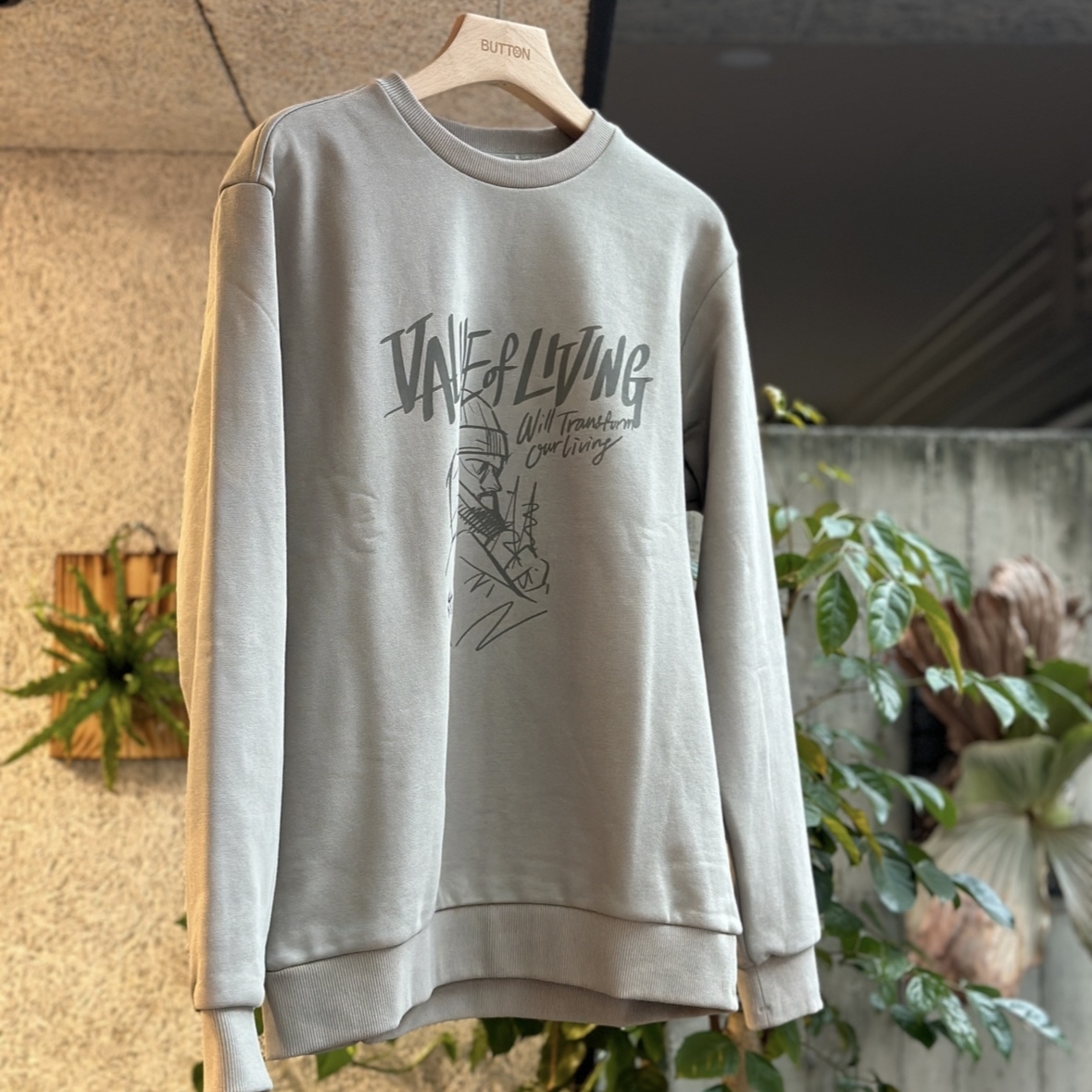 【現貨】snow peak Graphic Sweatshirt 藝術家聯名 肖像圖像大學T 長袖 S24FMFHT68