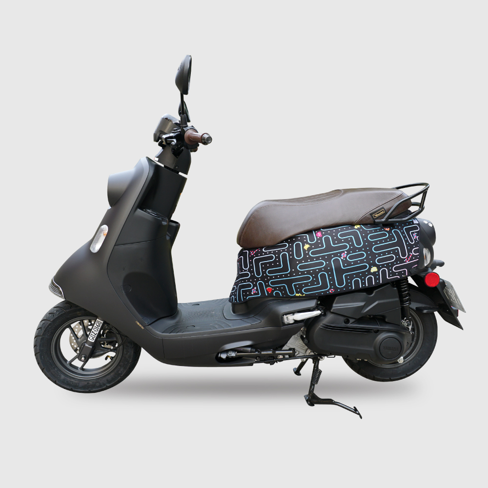 YAMAHA VINOORA 125｜雙面車身防刮保護套【小恐龍幻彩迷宮】