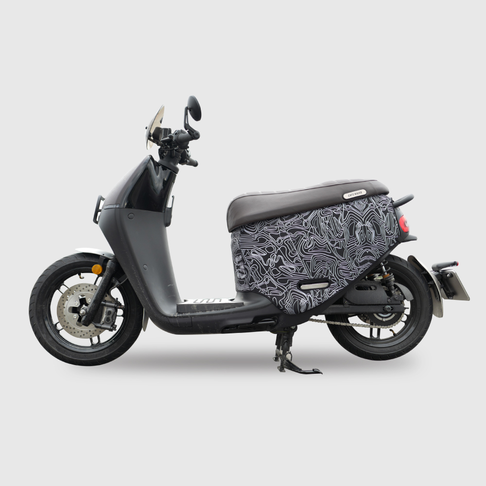 GOGORO 2/S2｜雙面車身防刮保護套【麥拉倫P1賽道偽裝條紋】