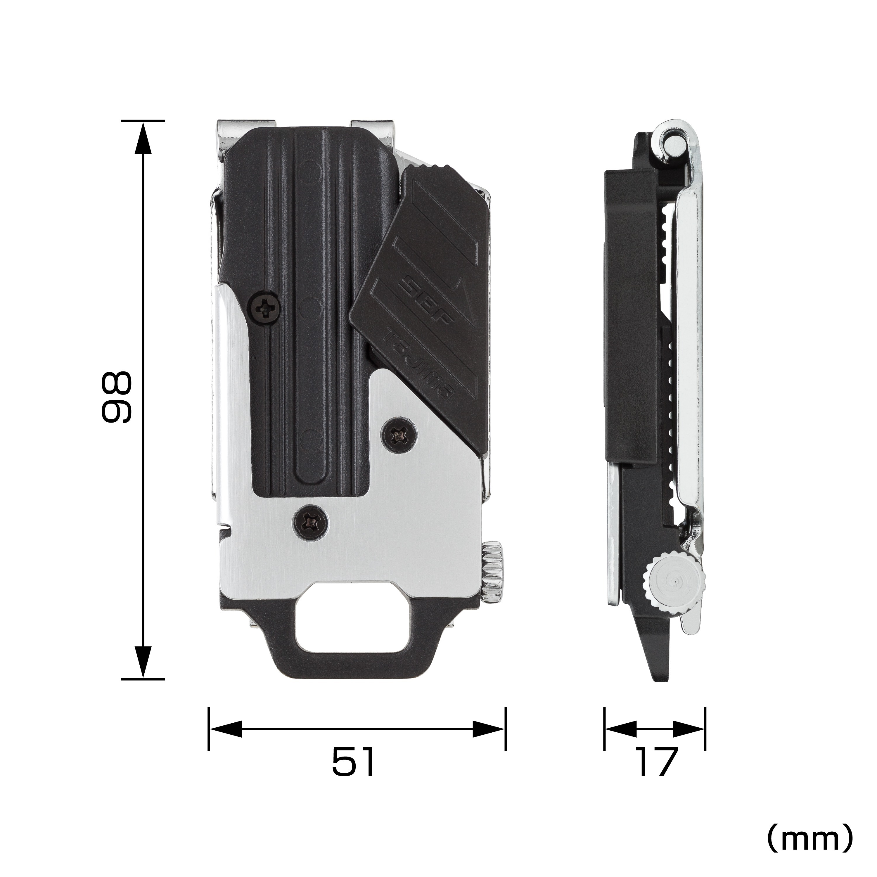 田島 TAJIMA｜日本 SF-MHLD 工具用金屬扣 腰帶用 水電電工 手工具 掛勾